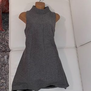 🥶Zara Woman gray wool blend sleeveless dress